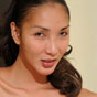 Ladyboy Khei has round perky breasts.
